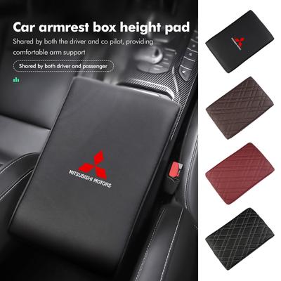 Car Console Armrest Box Cover Center Height Increasing Pad For Outlander Pajero Sport Lancer EX ASX L200 Eclipse LO7