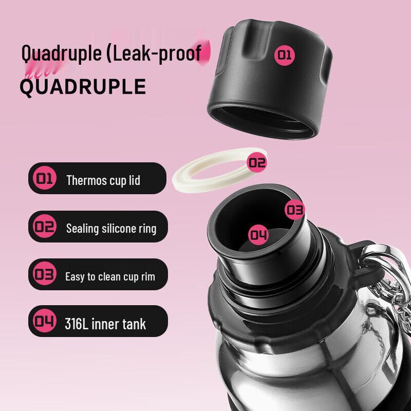 ASD Stainless Steel Vacuum Thermos Cup