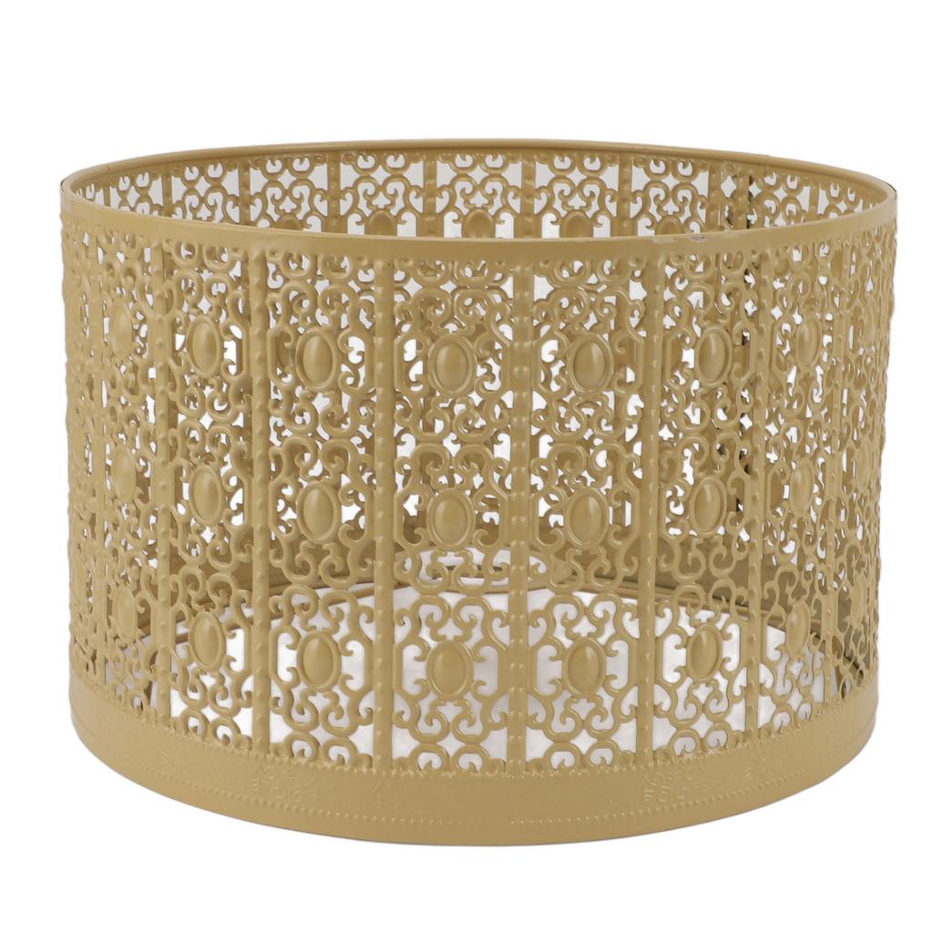 Lamp Shade Hollow Out Metal E27 E14 Clip On Easy Installation   Lamp Cover for Table Bedroom Living Room Home