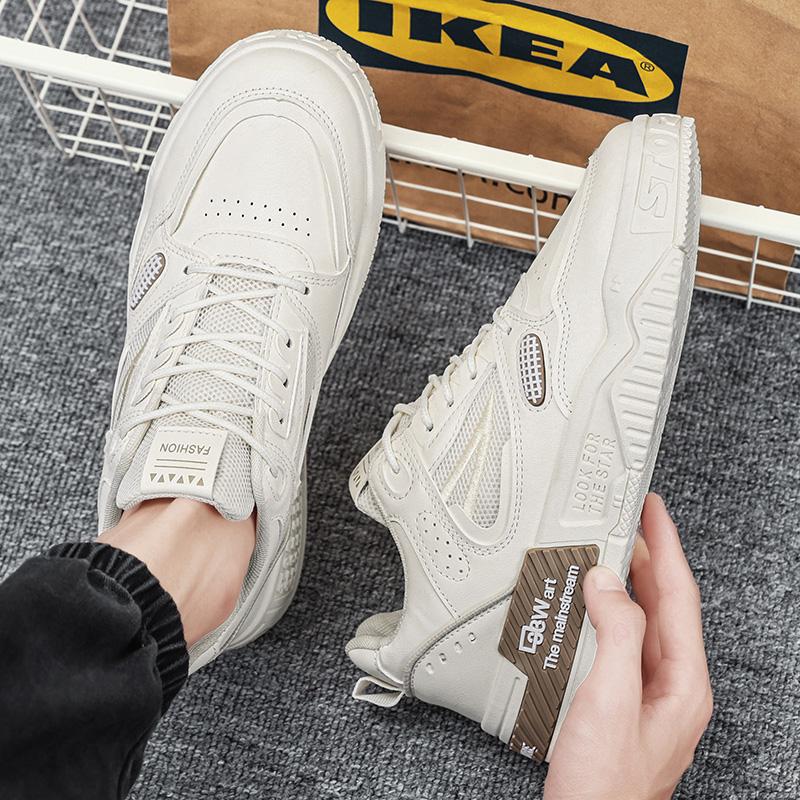 Мужская повседневная спортивная обувь из искусственной кожи — фото 4