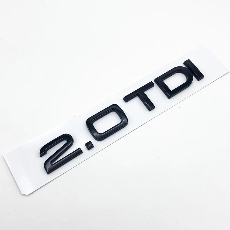 2026 Glossy Black ABS Numbers Letters Q2 Q3 Q4 Q5 Q6 Q7 Q8 TDI TFSI 2.0T Emblem For Audi Q series Car Fender Trunk Rear Logo Sticker