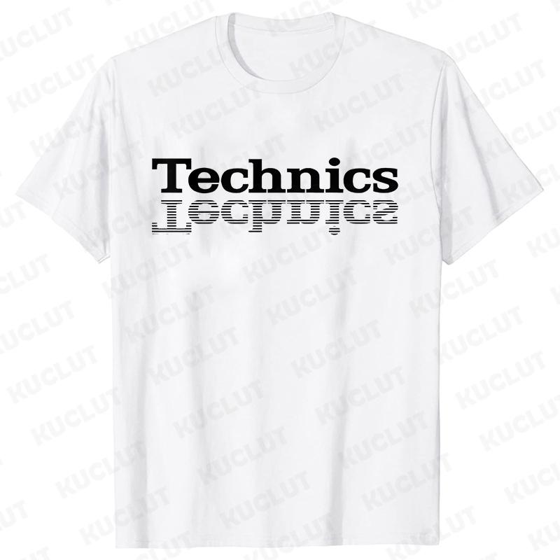

Футболка Technics DJ Вертушка Музыка Хаус Техно Электронная Хип-Хоп Новая Горячая Летняя Футболка Мода Повседневная Уличная DJ Музыка Футболки S
