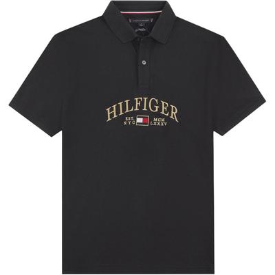 Classic American Logo Comfortable Versatile Fitted Quality Short Sleeve Polo Shirt Men Tops Black 78JB241-101