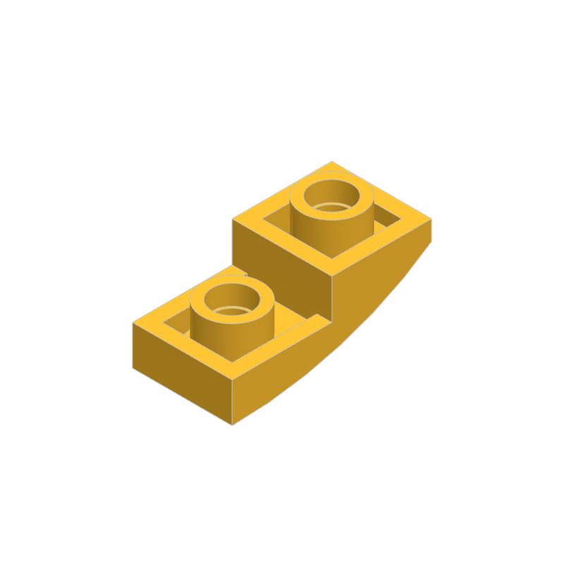 10 Stück 24201 Schräge Gebogen 2 x 1 x 2/3 Umgekehrtes Bauteil Moc Farbige Zubehörteile Kompatibel mit Brick DIY Kinderspielzeug