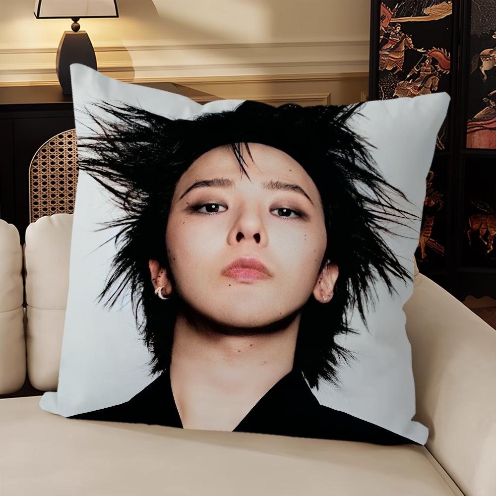 Hot Singer-G-Dragon-Drama cushion cover Sofa Living Room Bedroom Headboard Backrest Cushion Square Cushion Nap Time Pillow Case
