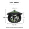 Chuidahuang Lily of the Valley Ceramic Casserole Pot