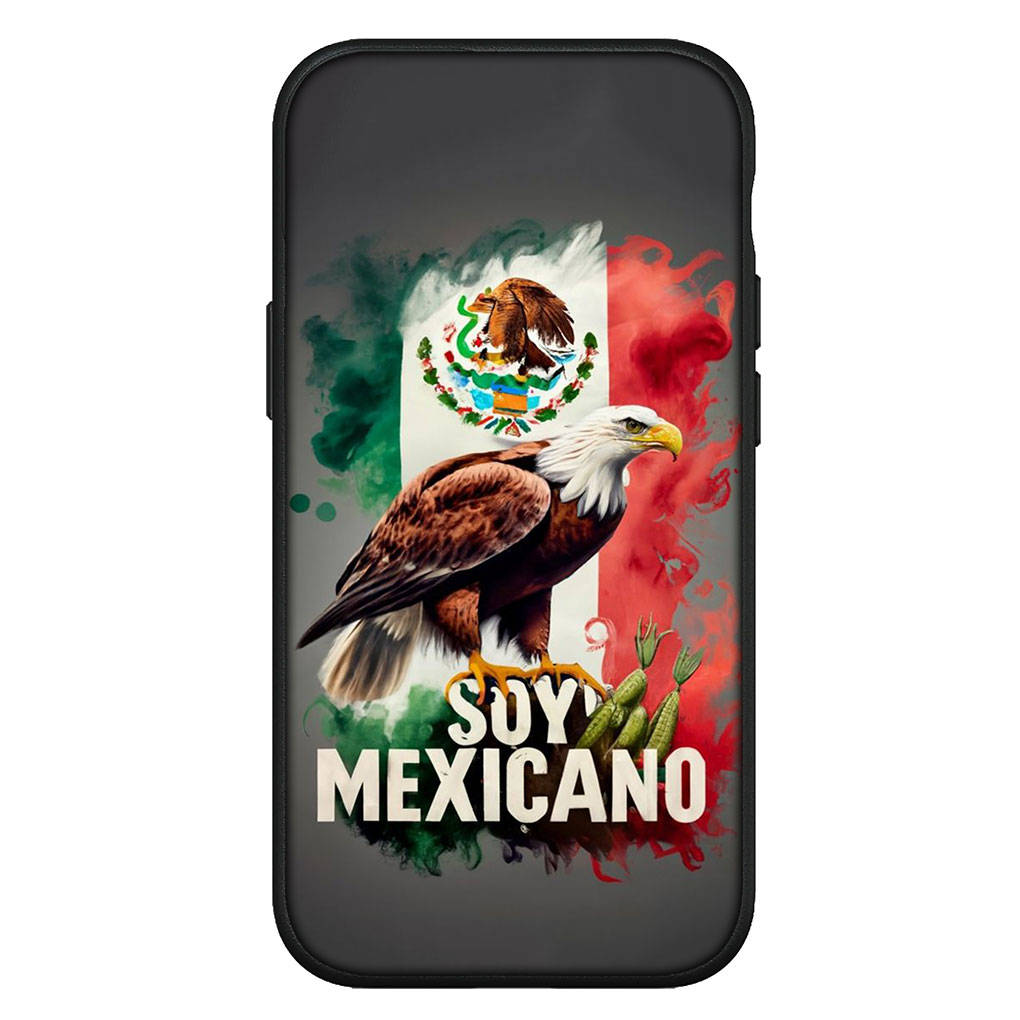 for Samsung Galaxy S24 S23 iPhone 16 15 14 Xiaomi Redmi Note 13 12 11 10 8 Plus 9 Pro Max X XR 14C Phone Case Mexican Mexico Flag OPPO Huawei Cover