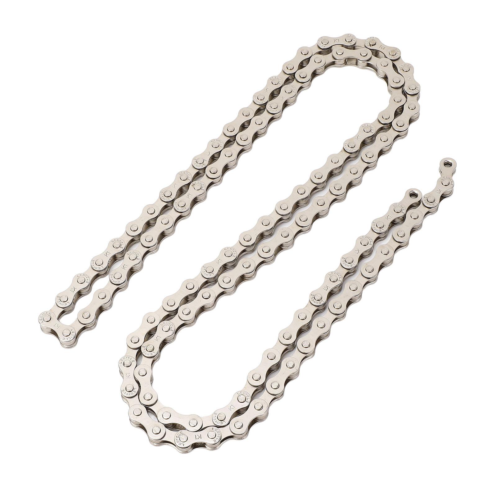 

Bike Single Speed Chain Adjustable 114 Connection Chain Suitable for Single Speed Bikes