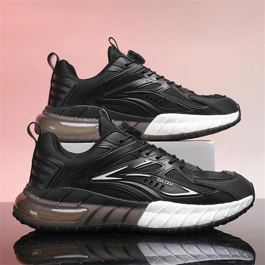 

MAEDEF Мужские модные кроссовки 2025 Противоскользящие беговые кроссовки Легкая повседневная обувь Дышащие сетчатые теннисные туфли для мужчин для ходьбы 38 чёрный