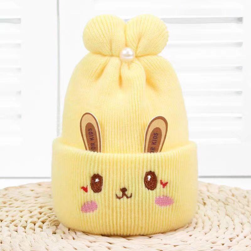 Newborn Baby Hat Baby Hat 0-6 Months Boy and Girl Baby Hat Warm Double Layer Children's Hat
