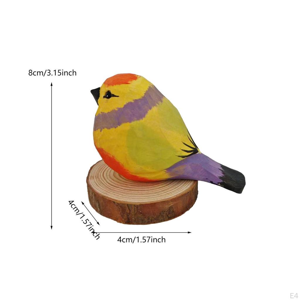 Bird Sculpture with Base for Garden And Desktop Display