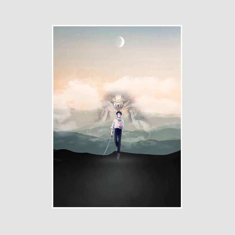 Anime Jujutsu Kaisen Posters Aesthetic White Paper Satoru Gojo Nobara Kugisaki Poster Wall Art Painting Study Home Decor Room Bar Decoration Pictures