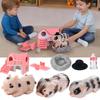 Interactive Animal Model Squeeze Pig Sensory Toy For Children Pretend Play Set