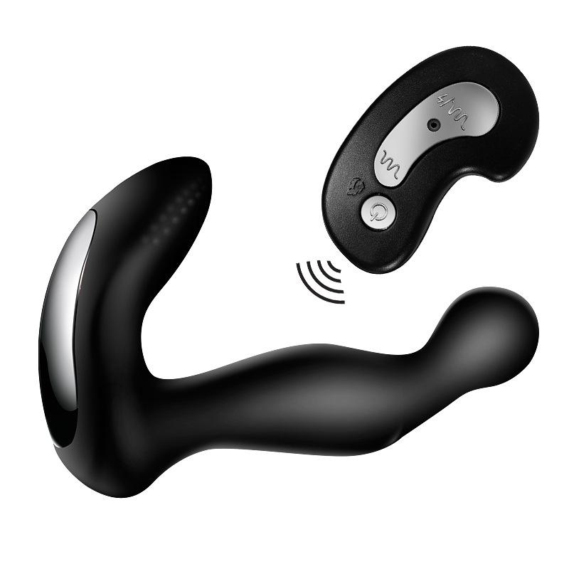 Rechargeable prostate massager silicone vibrating remote control vestibule anal plug male vibrator sex toys erotic products