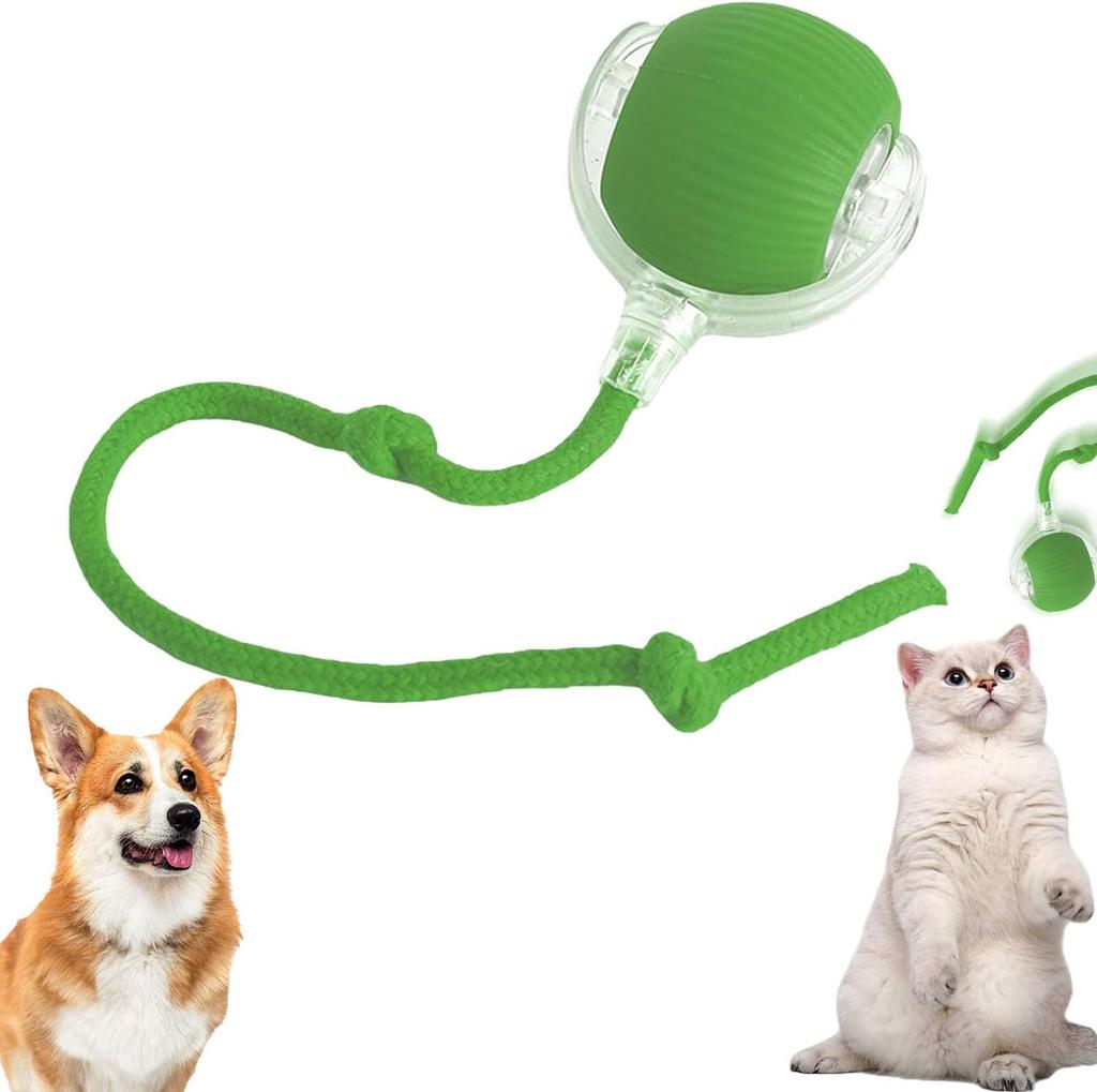3 Stück Hüpfende Katzenbälle Mit Feder – Interaktives Spielzeug Für Katzen, Indoor & Outdoor