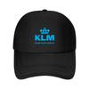 KLM Royal Dutch Airlines Logo Baseball Cap Big Size Hat Hat Luxury Brand Hip Hop Winter Hat Caps For Women Mens