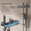 Shengbai Gunmetal Grey Digital Display Shower Set