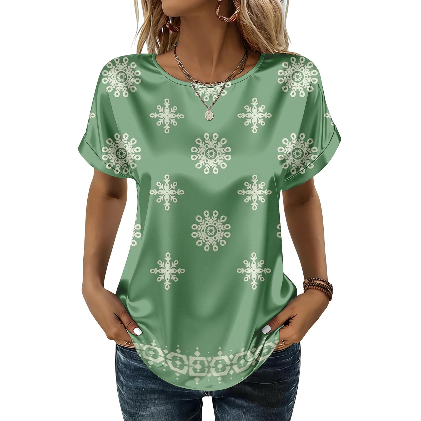 Женская модная повседневная винтажная топ с принтом L