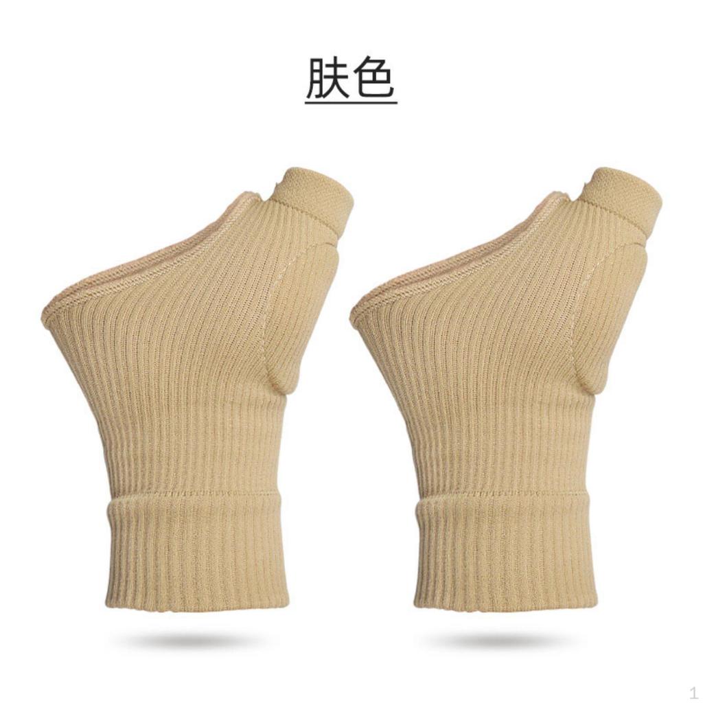 Sports Wrist Guard Breathable Compression Wrap SweatAbsorbing Thumb Support Sleeve for