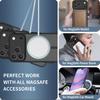 Magnetic Frosted Liquid Skin Feel Case for iPhone 16 Pro Max - Anti-Drop, Fine Hole Design