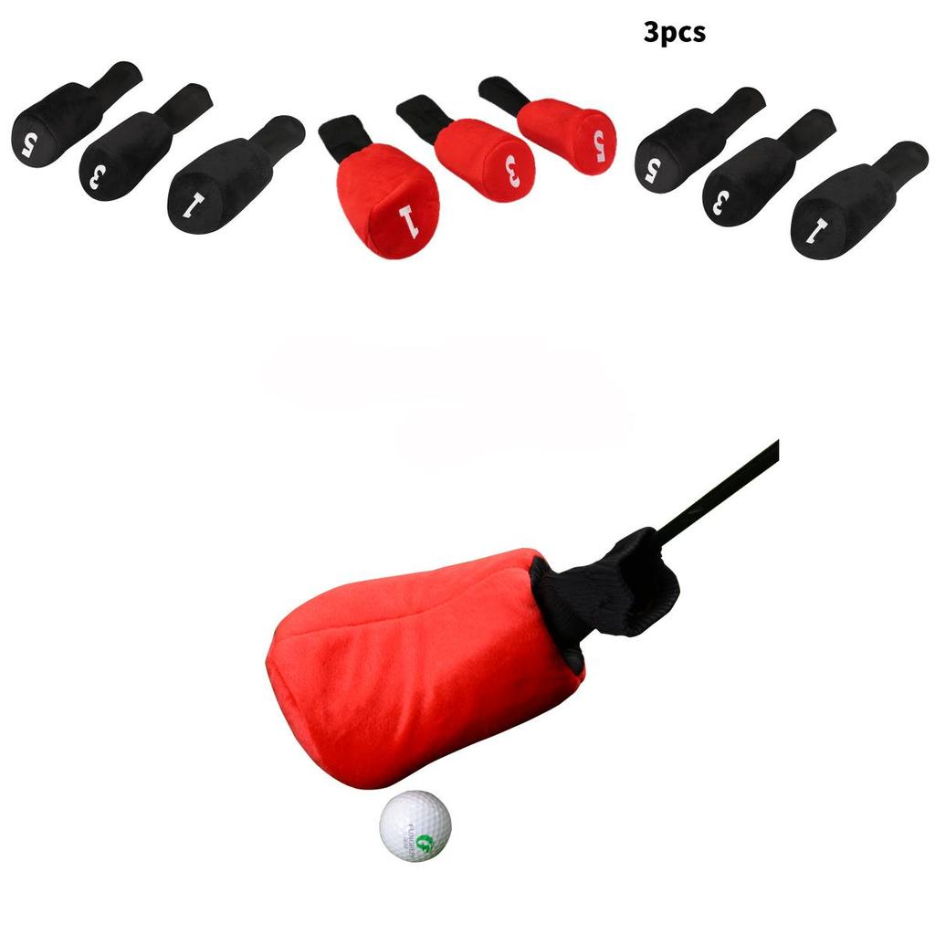Set med klubbskydd för golfklubbor med bomullsmaterial för träklubbor för golfare