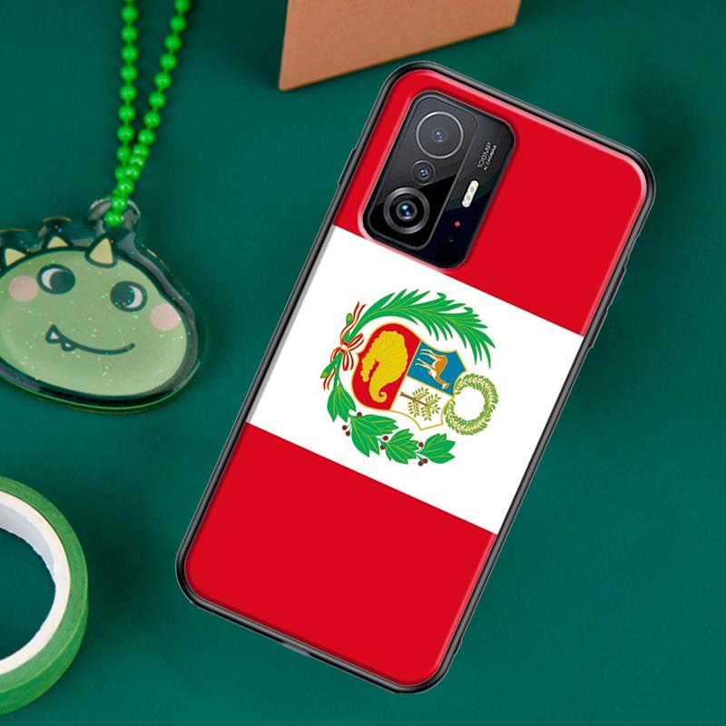 Peru Flag Case For POCO F5 X5 X3 Pro X4 F4 GT F3 M5s C40 Cover For Xiaomi 13 12 Lite 11T 12T Pro 12X