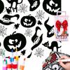 Soft Polyester Blanket for Painting DIY Coloring with 24 Markers, Color Your Own Blanket, 59" X Unique Birthday Gift Kids 45" Cozy Throw Sofa,