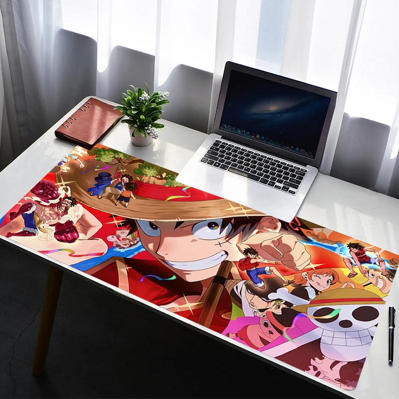 Mouse Pad Rubber HD Mousepad Office Desk Mat Pattern Gaming Mats Dragon Ball Extended Pad PC Accessories NonSlip Keyboard Mat