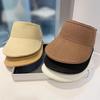 Export Grade Straw Empty Top Hat Summer Women's Outdoor Sunscreen Foldable Portable Braided Straw Hat New Sun Hat