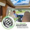 Universal Car Air Conditioner Deflector Outlet Round Air Vent Ducting Cover Outlet A/C Grille Deflector for RV Bus Truck Boat