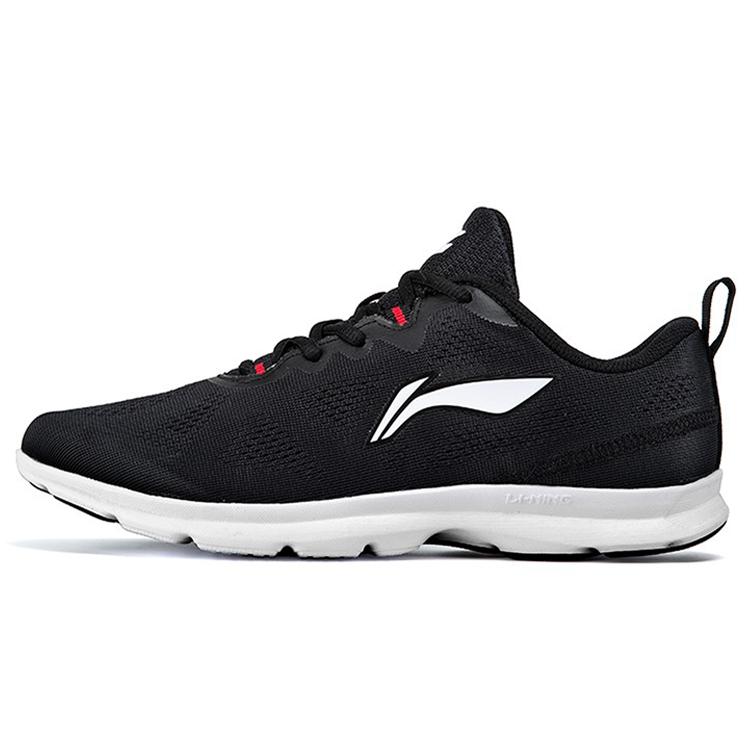 New LINING Move With Your Heart Running Shoes Unisex Low Top Black/White ARBN245-1
