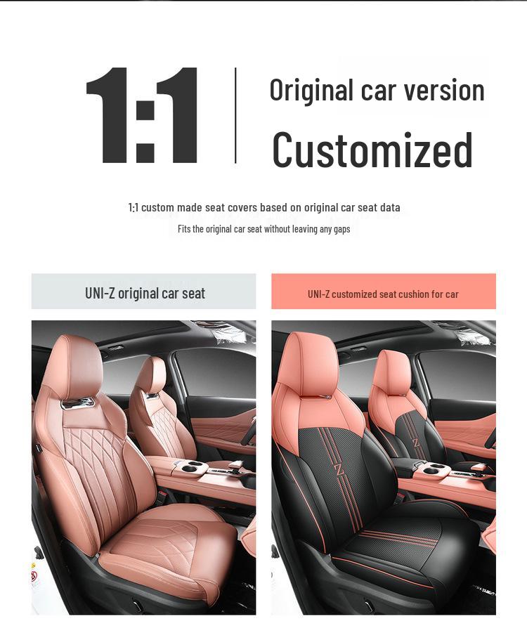 Changan UNIZ Leather Car Seat Cushion - New Model for Five-Seater, All-Season Use