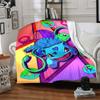 1pc Bulbasaur, Pokémon Blanket Soft All Season Throw with Vibrant Design, Perfect for Home, Travel, and Gifts, Ideal for Naps and Camping