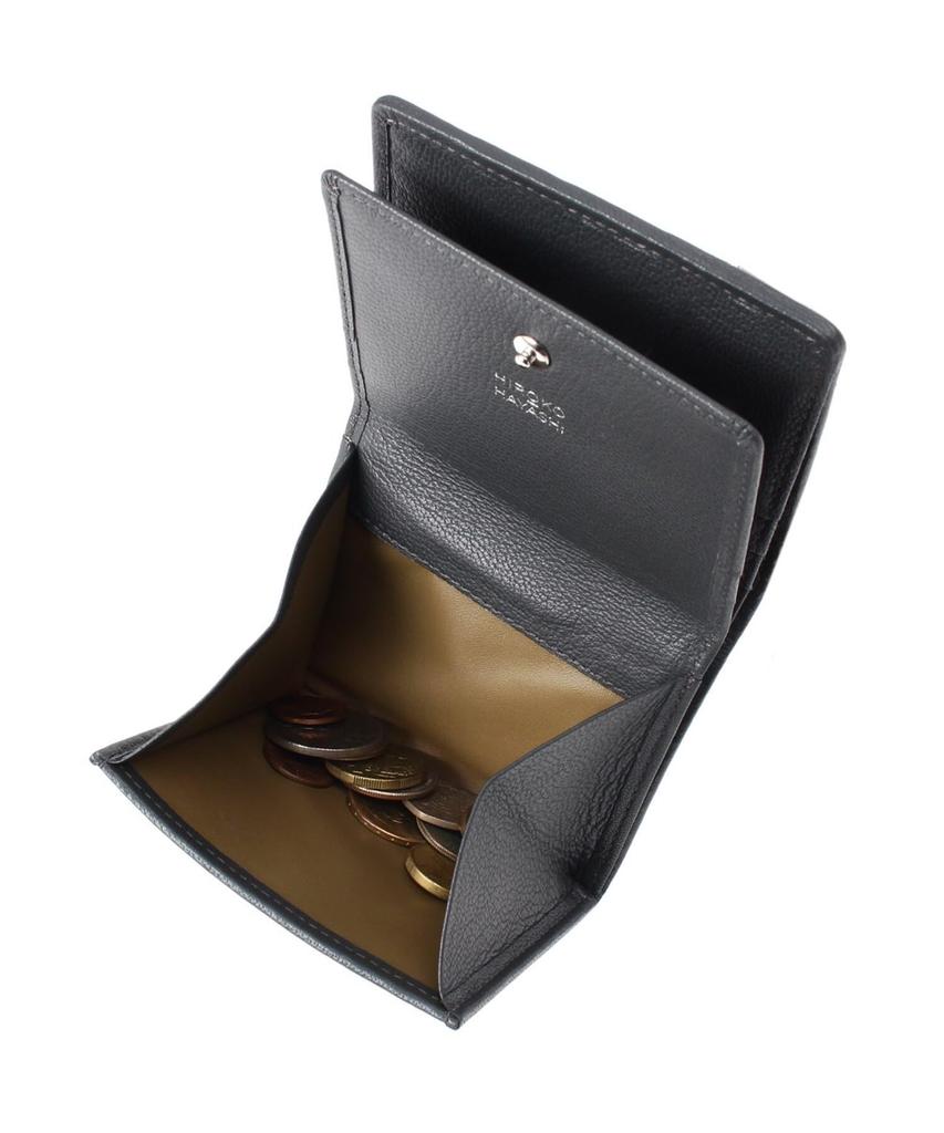 Hiroko Hayashi CARDINALE Slim Bifold Wallet 70941848 Women's Black (019) 00 (FREE)