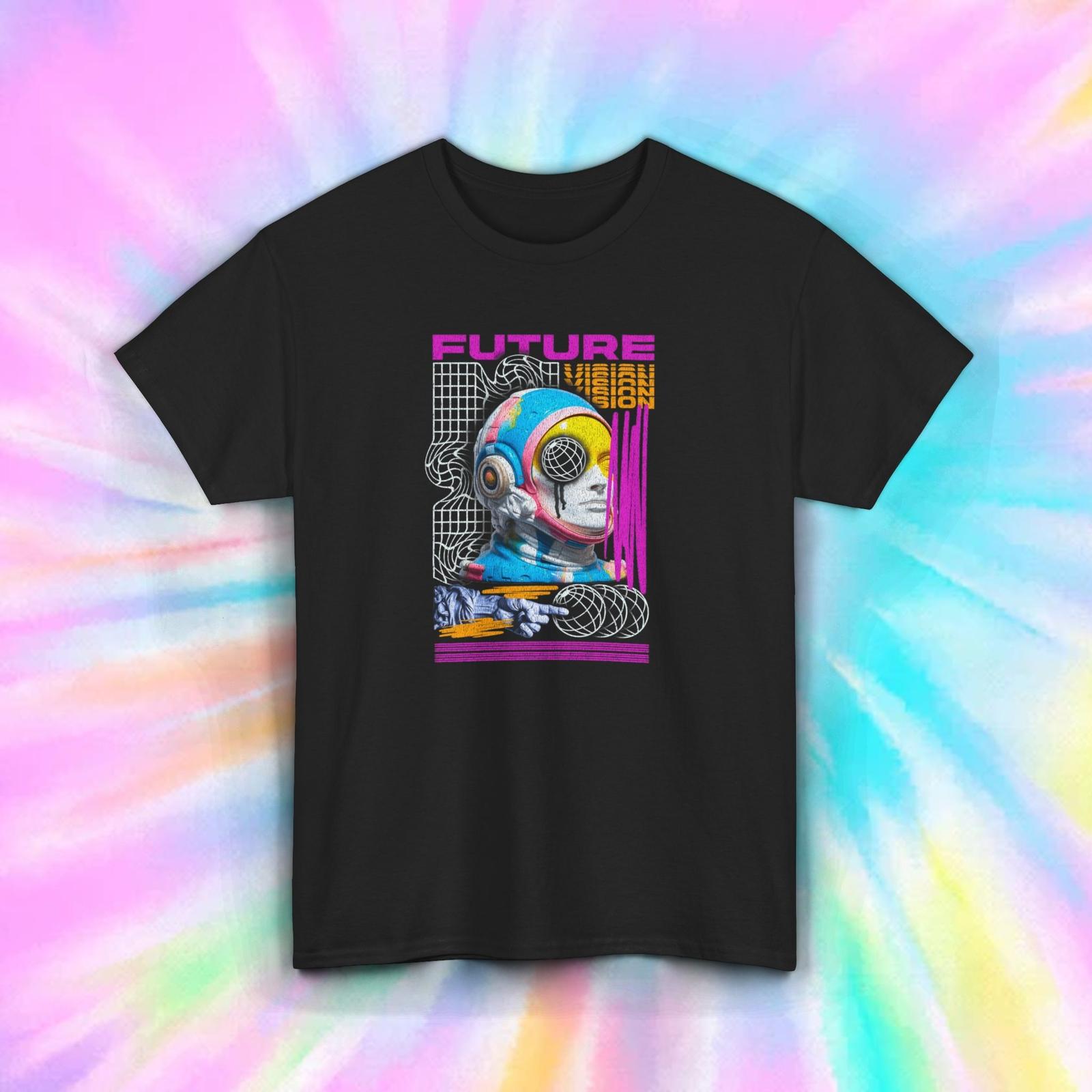 Future Vision T-Shirt | Colorful Retro Style | Urban Graphic Tee | S-5XL S