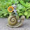 American Frog Ornaments Cartoon Garden Resin Crafts Animal Creative Home Living Room Desktop Decoration