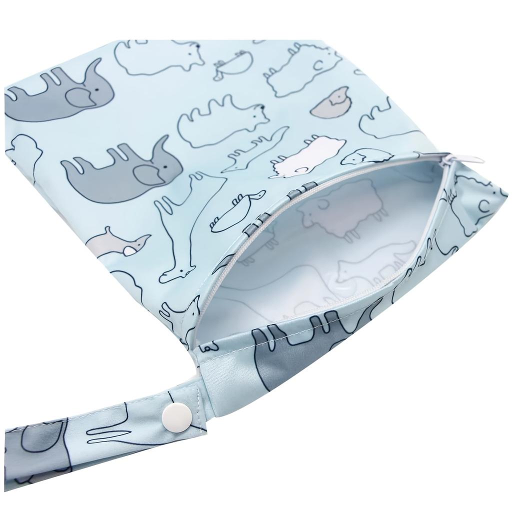 3pc High Quality Washable Wet Bag for Travel Stroller Daycare Diapers Yoga Beach Pool Wet Swimsuits