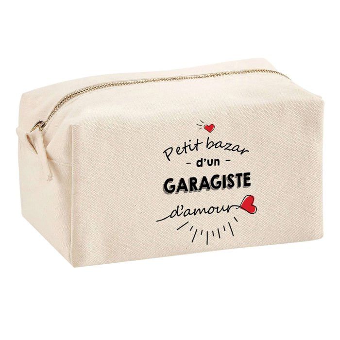 Trousse multifonction - PLANETEE - Bazar d'un Garagiste d'amour - Personnalisée (prénom) - Coton - Impression HD France