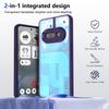 For Nothing Phone (3a) Case Matte Skin Touch Clear PC + TPU Shockproof Phone Back Cover