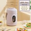 Compact Electric Stew Cup: Portable Non-Stick Hot Pot for Porridge & Soup - Ideal Office Gift