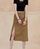 NUUKFITTER 838 Slit Long Skirt_Women [Beige]