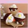 Chicken Coconut Plush Character Doll With Hanging Decor For Collection Play And