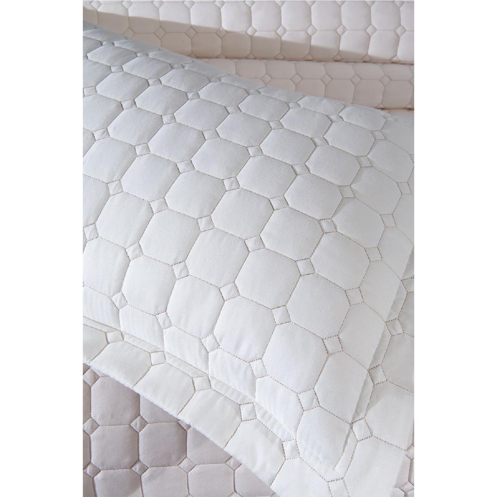 Esiva Double Bed Cover Cream