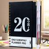 Jahresplaner 2027 A5 12-Monate Büroarbeitsplaner Hardcover Notizbuch Schulbedarf