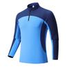 Bărbați Sporturi în aer liber Alpinism Drumeții mâneci lungi Guler Stand Respirabil Tricou cu elasticitate absorbantă de transpirație