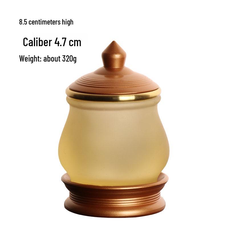 Glazed Maitai Bao Offering Cup for Buddha and Guan Yin Water Rituals