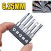 5Pcs Special Shaped Screwdriver Set 50mm U-shaped Y-Type Triangle Inner Cross Three Points Screwdriver Bit Tool