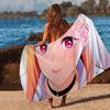 My Dress Up Darling Anime Beach Towel Colorful Bath Towels for Microfiber Quick Dry Custom Sand Free Beach Yoga Spa Gym Pool