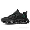 New thick-soled heightening dad shoes, leather surface sports shoes, air cushion, outdoor running and leisure
