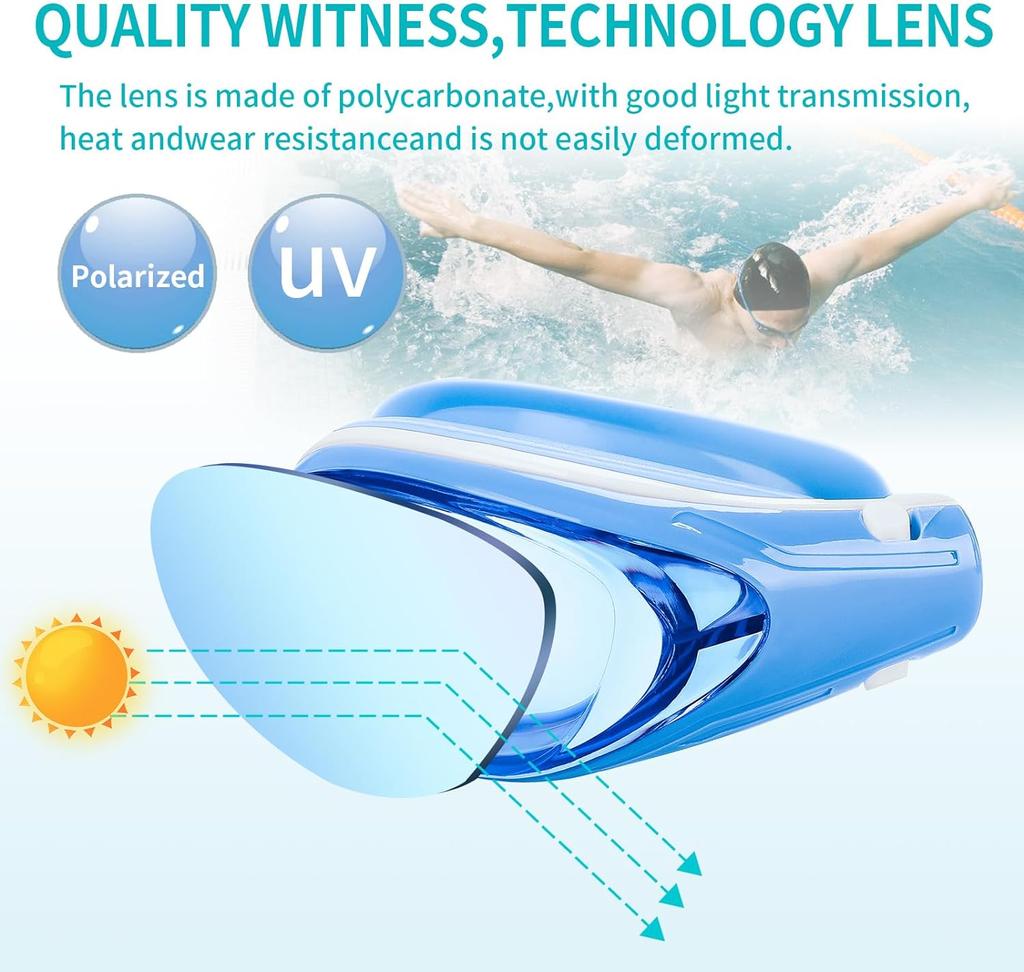 Schwimmbrille Professionelle Anti-Fog UV Schwimmbrille Männer Frauen Silikon Schwimmen Sportbrille